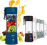 COOK WITH COLOR Mini Portable Blender - 250W Power, 12oz Capacity, Wireless/USB Rechargeable, Stainless Steel Blade