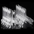 Boao 24 Pcs Plastic Easel Plate Display Stands, Holders Picture Easel for Wedding Home Decoration (4 Inch, Clear)