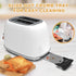 Retro Stainless Steel 2 Slice Toaster with 6 Settings, 1.5 In Extra Wide Slots, Bagel/Defrost/Cancel Function