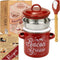 Ayerphalo Bacon Grease Container with Strainer - 46OZ Large Capacity, With Silicone