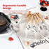NCUE Large Non-stick Silicone Kitchen Utensils Set, 6 Pcs with Wooden Handle, BPA Free