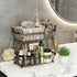 2 2 Countertop Counter ANTOPY Tier Fruit Basket with Banana Hangers, Fruit Vegetable Basket Bowl for Kitchen Metal Wire