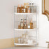 FSyueyun 3-Tier Bathroom Corner Shelf Organizer Countertop, Kitchen Spice Rack Vanity Tray