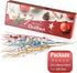 24 Losris Christmas Artificial Glitter Berry Stem Decorations Decorative Bead Sticks Xmas Picks Glittery Twigs Branches