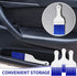 4 Packs Air Conditioner Condenser Cleaning Brush, Small Plastic Whisk Brush for HVAC Coil Cleaning (Blue)