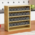 4 Countertop, 13.18 4.13 12.2 inches(Spice Orimade Tier Spice Rack Organizer for Cabinet, Freestanding Bamboo Seasoning