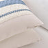 Fancy Homi Set 2 12x20 Inch of Boho Light Blue Lumbar Decorative Throw Pillow Cover for Couch Bed Sofa Chair, Modern