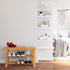 3 Bamboo Tier Shoe Rack Bench, Premium Shoe Organizer or Entryway Bench, Perfect for Shoe Cubby, Entry Bench, Bathroom