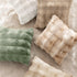Sofa,12x20 Inch Pack 2 MIULEE Faux Fur Pillow Covers Thick Soft Plush Lumbar Throw Pillows Luxury Spring Home Decor