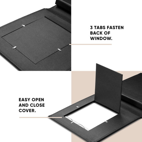 BLYNG Photo Album 4x6 - 500 Slots for Horizontal and Vertical Photos, Faux Leather Cover, Great for Wedding,
