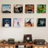 8 Pack 12-Inch Album Laurensory Vinyl Record Shelf Wall Mount, Clear Acrylic Storage Holder, Floating Display Shelves
