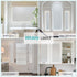 Coavas Window Privacy Film Frosted Glass Static Cling for UV Sun Blocking and Heat Control (35.4 x 78.7 Inch)