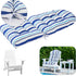 Enipate Weather Resistant Adirondack Chair Cushions High Back Rocking Chair Cushion Indoor Outdoor Patio Tufted Thicken