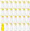 Thenshop 32 Pack Honey Bear Bottle with Straws Empty Plastic Cup Honey