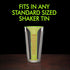 Pour Tester for Bartenders, Liquid Measuring Tool with 1 Ounce Shot Line, Fits in Shaker Tin