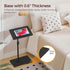 360 ETBK4501 MAHANCRIS TV Tray Table, Height Adjustable TV Trays with Swivel, Space-Saving Side Table for Couch