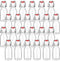 EBOOT Flip Top Glass Bottles with Caps Beer Clear Swing Top Glass