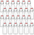 EBOOT Flip Top Glass Bottles with Caps Beer Clear Swing Top Glass
