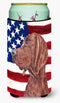 Caroline's Treasures SC9635TBC Redbone Coonhound Can Cooler Sleeve with American Flag, Machine Washable