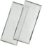 Replacement for Whirlpool W10208631A Microwave Grease Filter - 2-Pack Aluminum Mesh 13" x 6"