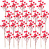 Grunyia 20 Pack Christmas Artificial Red Berry Stems Fake Holly Berry Pick for