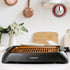 OVENTE Electric Indoor Grill, 13x10 Inch Non-Stick Surface, 1000W Fast Heat, Adjustable Temperature, Dishwasher Safe