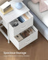 2 Closet, ULGS312W01S SONGMICS Dresser for Bedroom, Chest of Drawers, Nightstand, Steel, MDF, Non-Woven Fabric Drawers