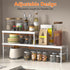 Racks,Counter Expandable adjustable stackable kitchen organizer,Spice Shelf for Cabinets,Small Cupboard