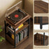 FurnPulse 3-Tier 75+ Albums, Record Player Stand with Vinyl Storage, Turntable Stand Table Holds Heavy Duty Media