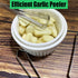 JuGeoZhi 3 Set Garlic Peeler - Pcs Garlic Skin Remover Stainless Garlic Tweezers Easy Faster Kitchen Tools