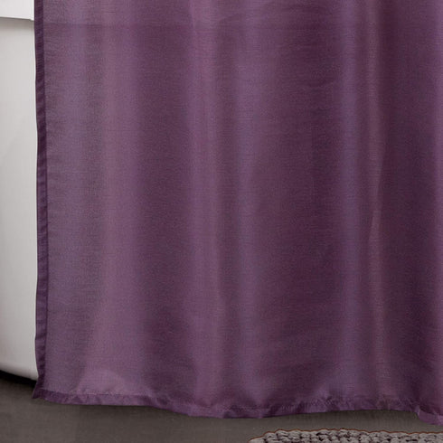 Lush Decor Covina Shower Curtain, Purple, 72 inches wide x 72 inches long