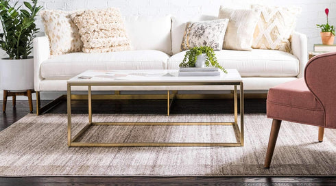 Unique Loom Del Mar Collection Area Rug - Abigail (2' 2" x 3' 1", Beige/Ivory)