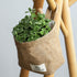 Small Cotton and Linen Hanging Storage Basket, Ideal for Organizing Keys and Miscellaneous Items on Desktop