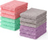 Homaxy 12 Pack Dish Towels for Kitchen, Super Soft and Absorbent Coral Velvet Dish Cloths, 10 x 20 Inches