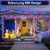 PJT 200 66ft 8 LED Easter String Lights, Plug in Pastel String Lights with Remote, Modes & Connectable, Easter Tree