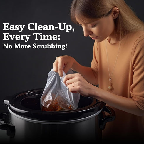 Regency Wraps Slow Cooker Saver - Non-Stick Liners for Easy Clean Up, 20 x 12, Pack of 12