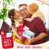 Baking Gift Pot Holder Set - R HORSE 3Pcs Red Pot Holder with Silicone Spatula, Heat Resistant Oven Mitts.