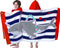 VOOVA & MOVAS Hooded Beach Towel for Kids,(3-8 Years, 30''X50),Absorbent 100% Cotton
