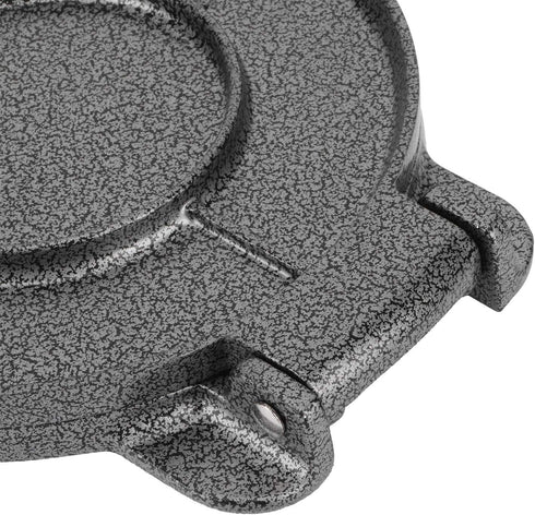 Tortilla Maker, Multifunctional Easy to Clean Non-Stick Heavy-Duty Cast Iron Kitchen Accessory, Gray for Home and