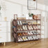Closet 20-25 5 VILICK Shoe Rack for Shoe Organizer Space Saver Storage for Pair Shoe Shelf with Hook and Side Pocket