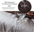 Set 2 Protector(Set 2,Waterproof-Coffee Waterproof Backless Bar Stool Covers of Rectangle Knitted Diagonal Stripes