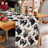13x108 Inch Gothic Decor Christmas Table Runner Black Cat Skeleton Snowflake Winter Xmas Kitchen Dining Home Room