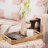 15x10x1.75 inch Mela Artisans Wooden Serving Tray with Handles | | Mango Wood Decorative Tray| Ottoman Tray | Snacks |
