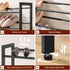 2-Tier Closet FAVOOSTY Expandable Shoe Rack, Adjustable Shoe Shelf Storage Organizer Space Saving Metal Free Standing