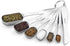 Spring Chef Stainless Steel Measuring Spoons Set of 7 with Leveler, Nesting Kitchen Gadgets for Baking & Cooking