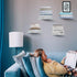 4-Pack Fentec Invisible Floating Bookshelf, Wall Mounted Floating Bookshelves Heavy-Duty Book Organizers Hidden Book