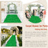 Glitter Aisle Runner Green Carpet Runner, 2FTx15FT Sequins Aisle Rug for Wedding, Party Event