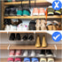 1 Closet 16.5-31.5 Inch CroBlissful Pcs Expandable Shoe Rack Organizer for Adjustable Retractable Hanging Cabinet Shoe