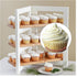 Mr Miracle Standard Size Baking Cups, Premium Quality, White, 500 Pack Grease-Proof Cupcake Liners