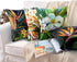 Britimes Floral Throw Pillow Covers Set of 4, 18 x 18 Inches, Hawaiian Tropical Flowers for Living Room Decor